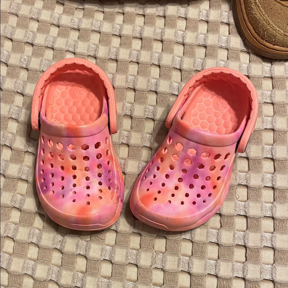 Kids Pink and Purple Clogs